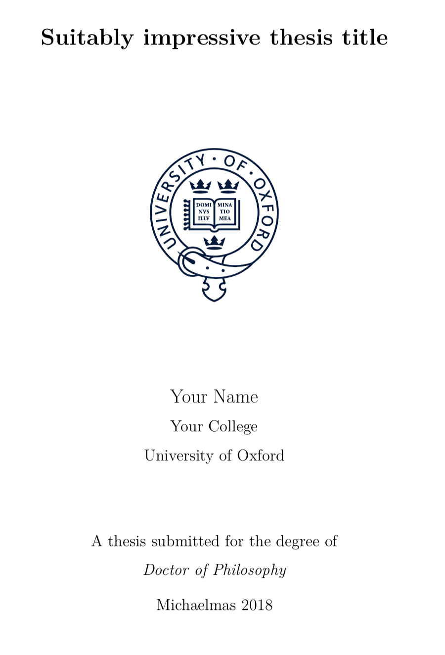 phd thesis oxford university